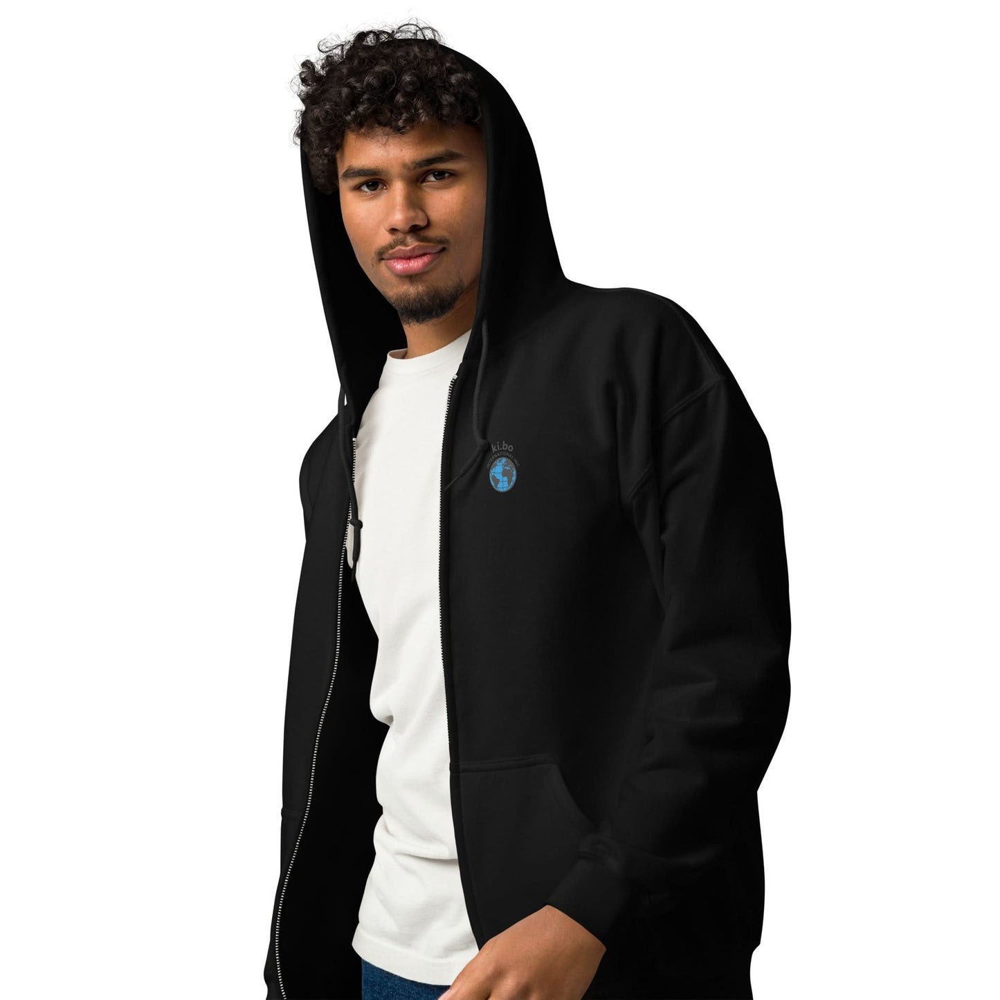 Me vs The World™ Unisex heavy blend zip hoodie - ki.bo International Brand