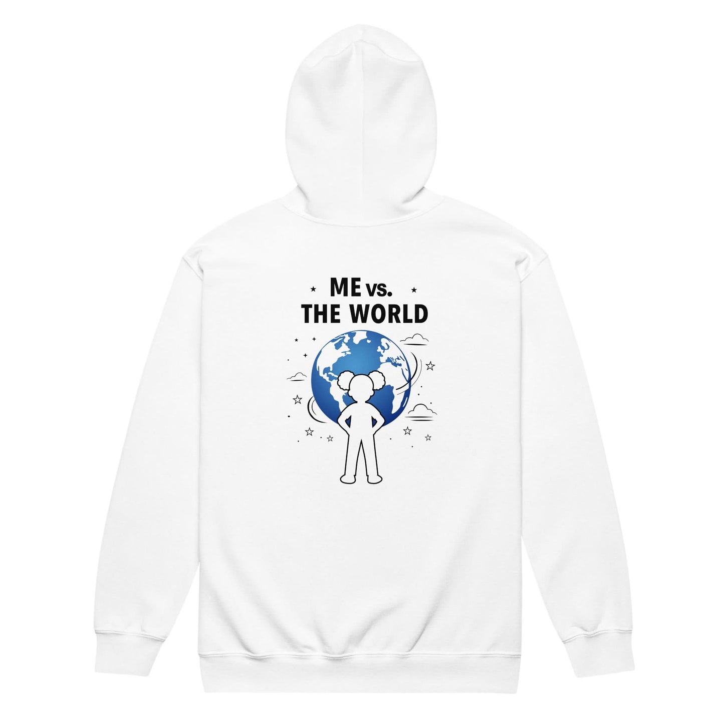 Me vs The World™ Unisex heavy blend zip hoodie ki.bo international 
