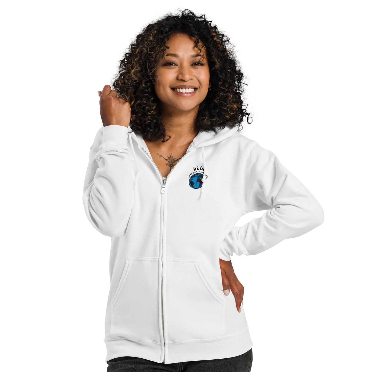 Me vs The World™ Unisex heavy blend zip hoodie ki.bo international 